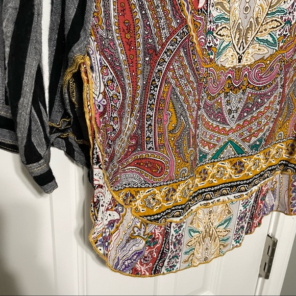 Aratta Silent Journey embroidered stripe blouse - Picture 10 of 10